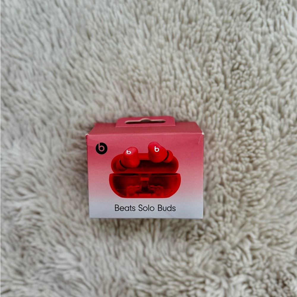 Beats by Dre Red Earbud Headphones